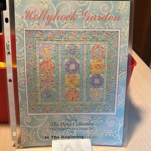 Vintage Hollyhock Garden & Midnight Chain quilt patterns